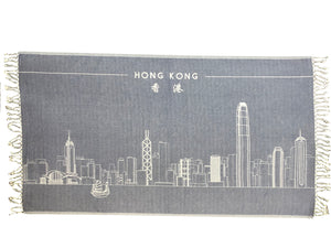 Hong Kong Skyline Towel